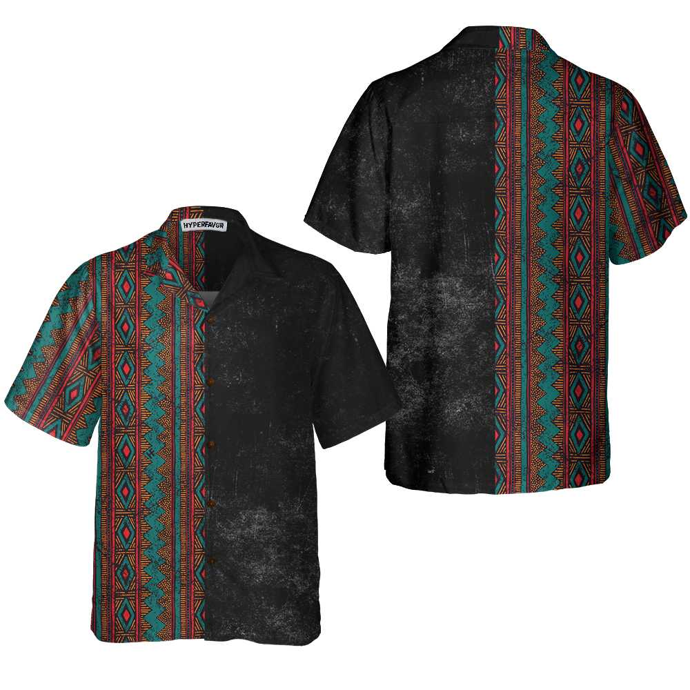 Aztec And Tribal Native American Hawaiian Shirt, Ethnic Pattern American Indian Aloha Shirt For Men And Women, Best Gift For Husband, Wife, Boyfriend, Girlfriend