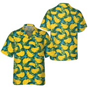 Banana Tropical Pattern Hawaiian Shirt, Funny Banana Aloha Beach Shirt Floral Summer For Adults, Best Gift For Summer, Husband, Boyfriend, Wife, Girlfriend