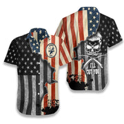 Barber American Flag Hawaiian Shirt, Barber Shop I'll Cut You Aloha Shirt Summer For Men, Best Gift For Barber, Summer, Husband, Boyfriend