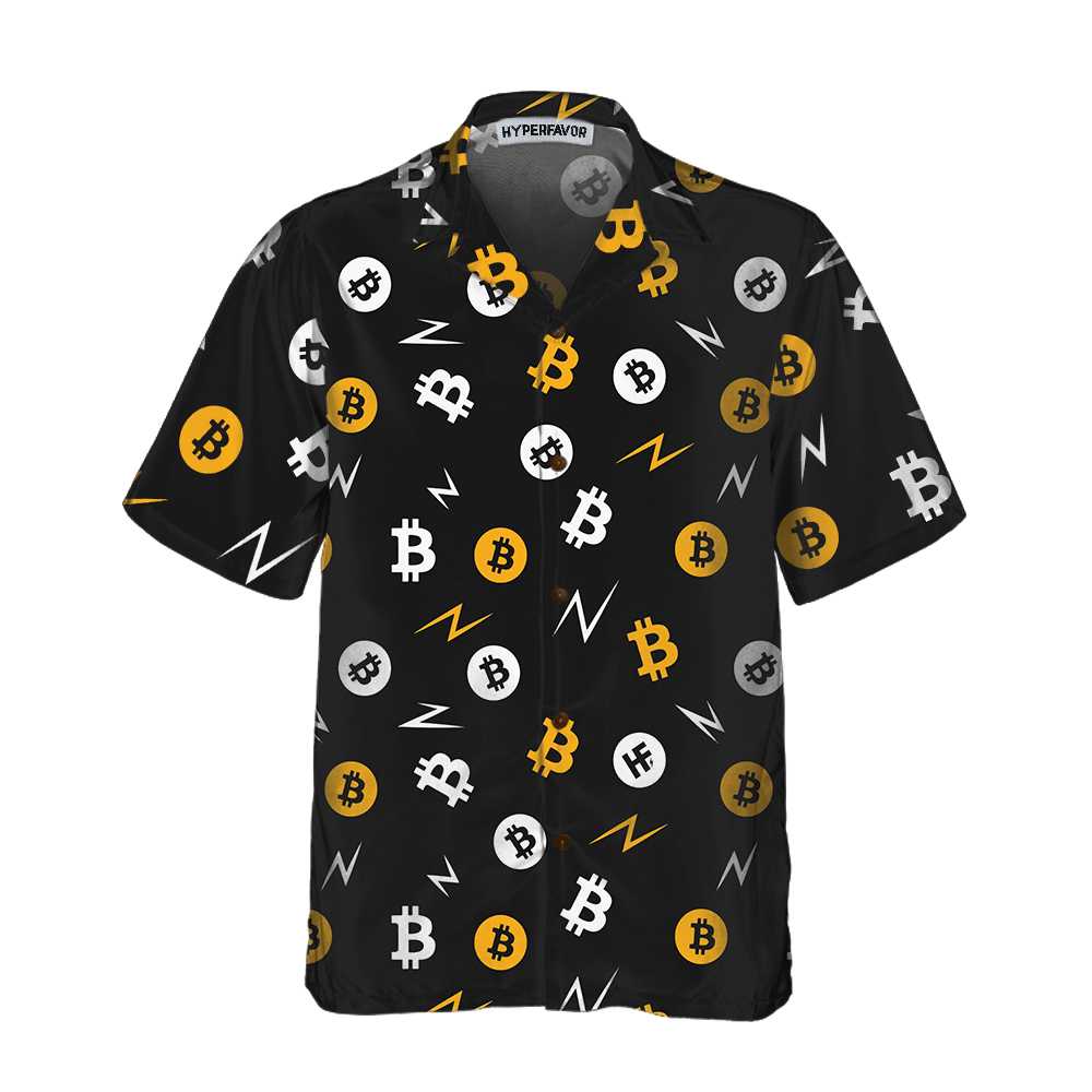 Bitcoin Miner Hawaiian Shirt, Unique Bitcoin Aloha Shirt For Men - Perfect Gift For Bitcoin Lovers, Family, Friends
