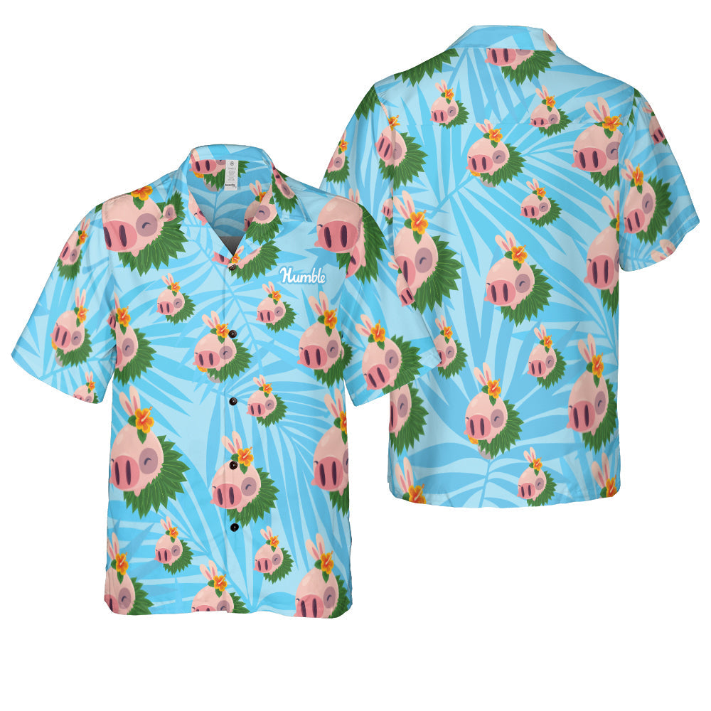 Bob Mills Humble Light Blue Hawaiian Shirt, Best Gift For Husband, Wife, Boyfriend, Girlfriend, Friend, Family