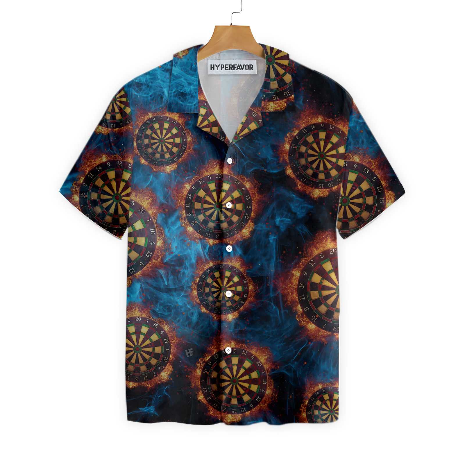 Born To Play Dart Forced To Work Hawaiian Shirt, Best Gift For Husband, Wife, Boyfriend, Girlfriend, Friend, Family