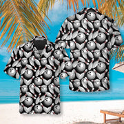 Bowling Pins & Balls Hawaiian Shirt, Seamless Bowling Patterns Shirt, Best Gift For Bowling Lovers, Friend, Family
