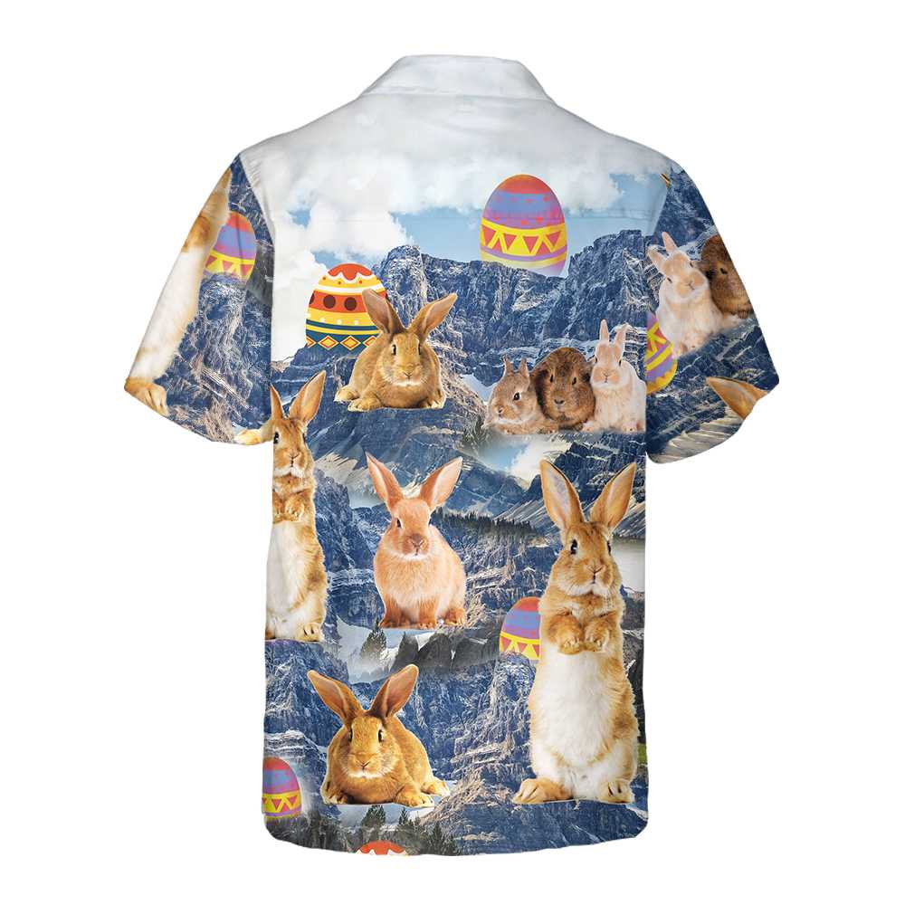 Bunny And Easter Egg Hawaiian Shirt, Easter Egg Hunt Shirt, Easter Bunny Hawaiian Shirt, Best Gift For Bunny Lover, Friend, Family