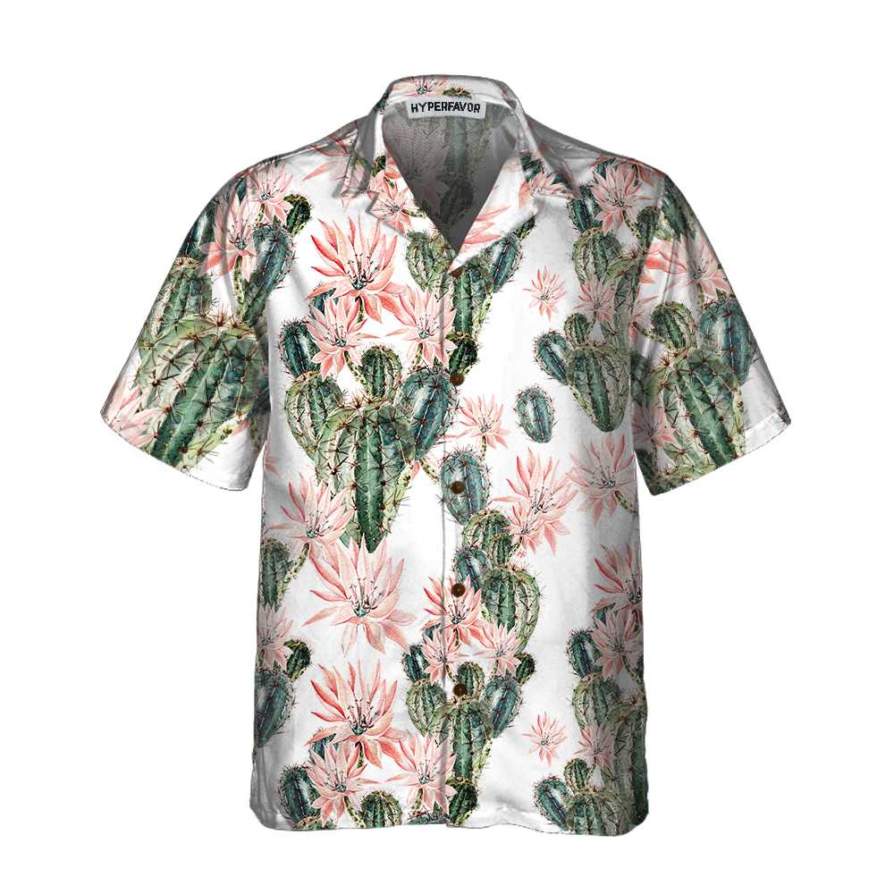 Cactus Makes Perfect Hawaiian Shirt, Floral Cactus Hawaiian Shirt, Cactus Shirt For Men And Women