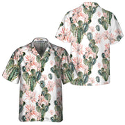 Cactus Makes Perfect Hawaiian Shirt, Floral Cactus Hawaiian Shirt, Cactus Shirt For Men And Women