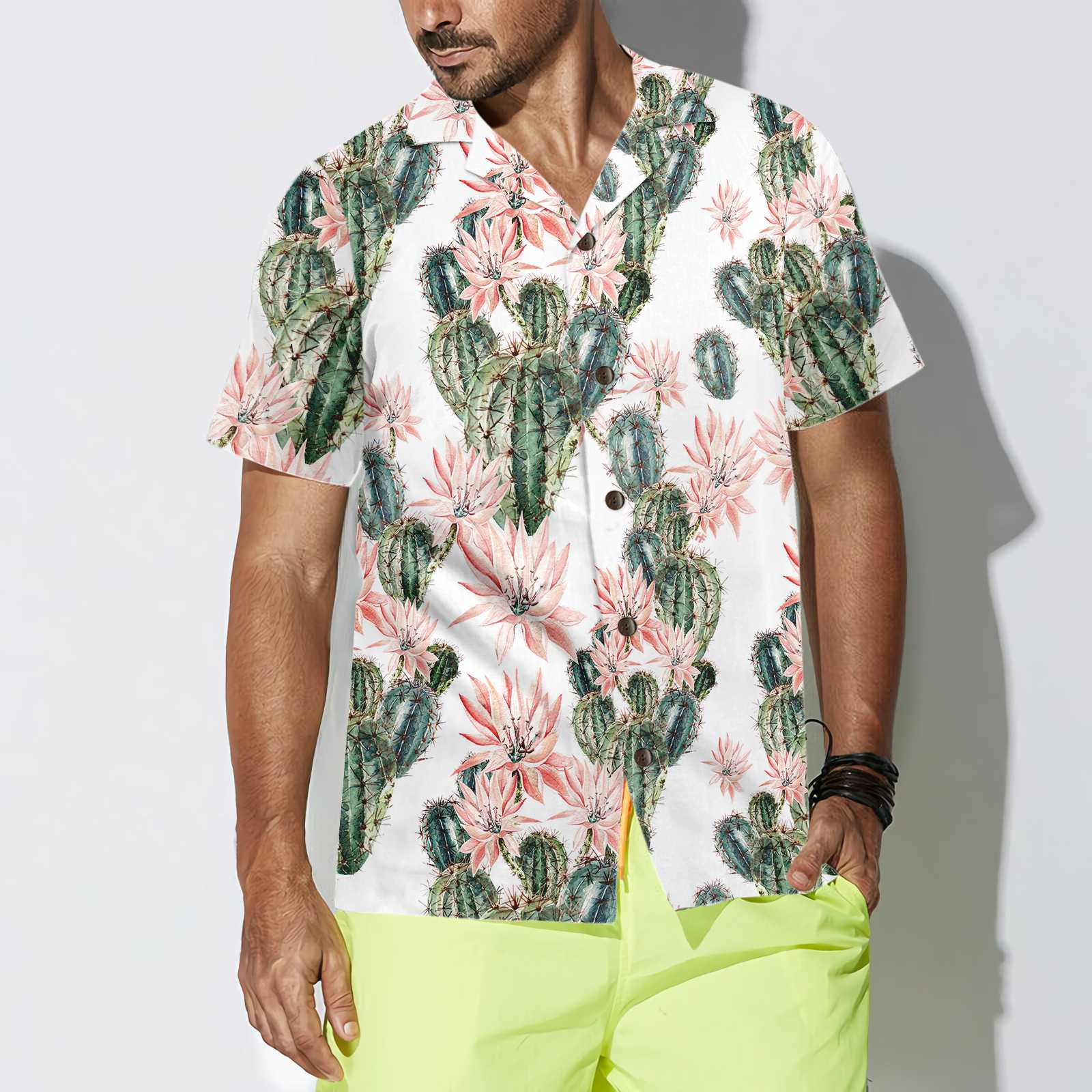 Cactus Makes Perfect Hawaiian Shirt, Floral Cactus Hawaiian Shirt, Cactus Shirt For Men And Women