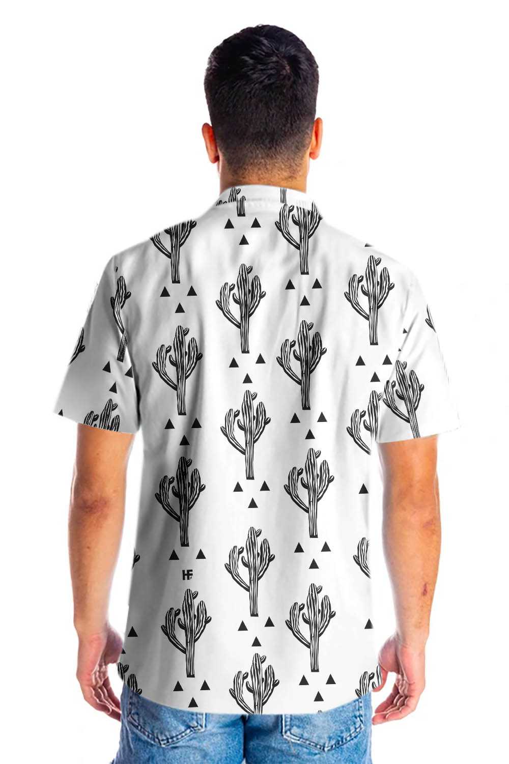 Cactus Seamless Pattern Hawaiian Shirt, Best Gift For Friend, Family