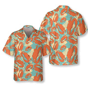 Cartoon Crab Hawaiian Shirt, Unique Crab Shirt, Crab Print Shirt For Adults, Best Gift For Cartoon Lover, Friend, Family