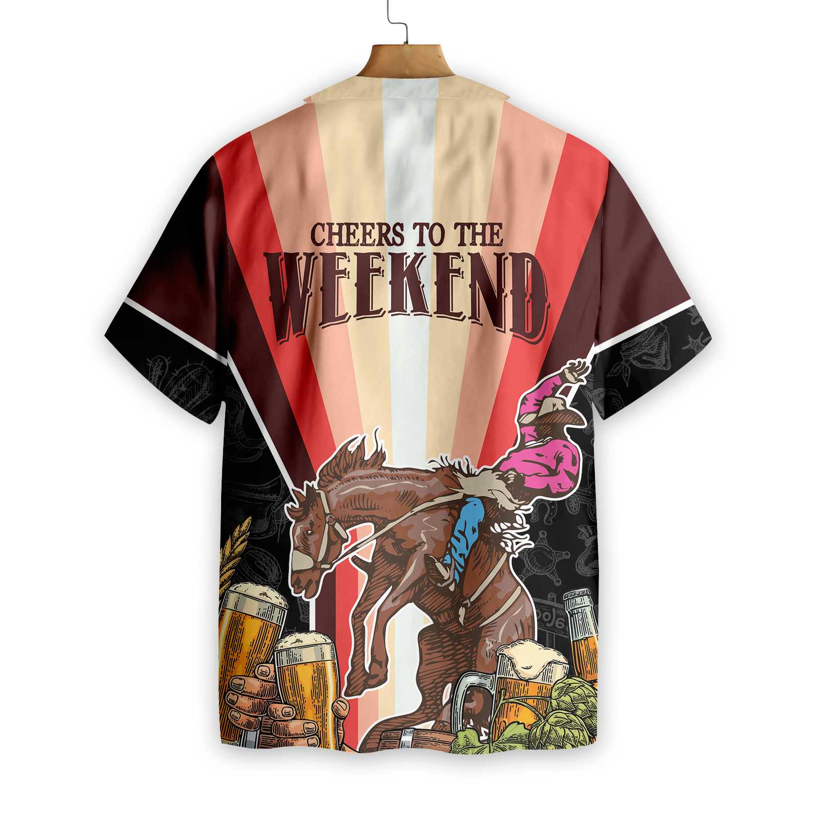 Cheers to the Weekend Rodeo Hawaiian Shirt, Best Gift For lover, Friend, Family