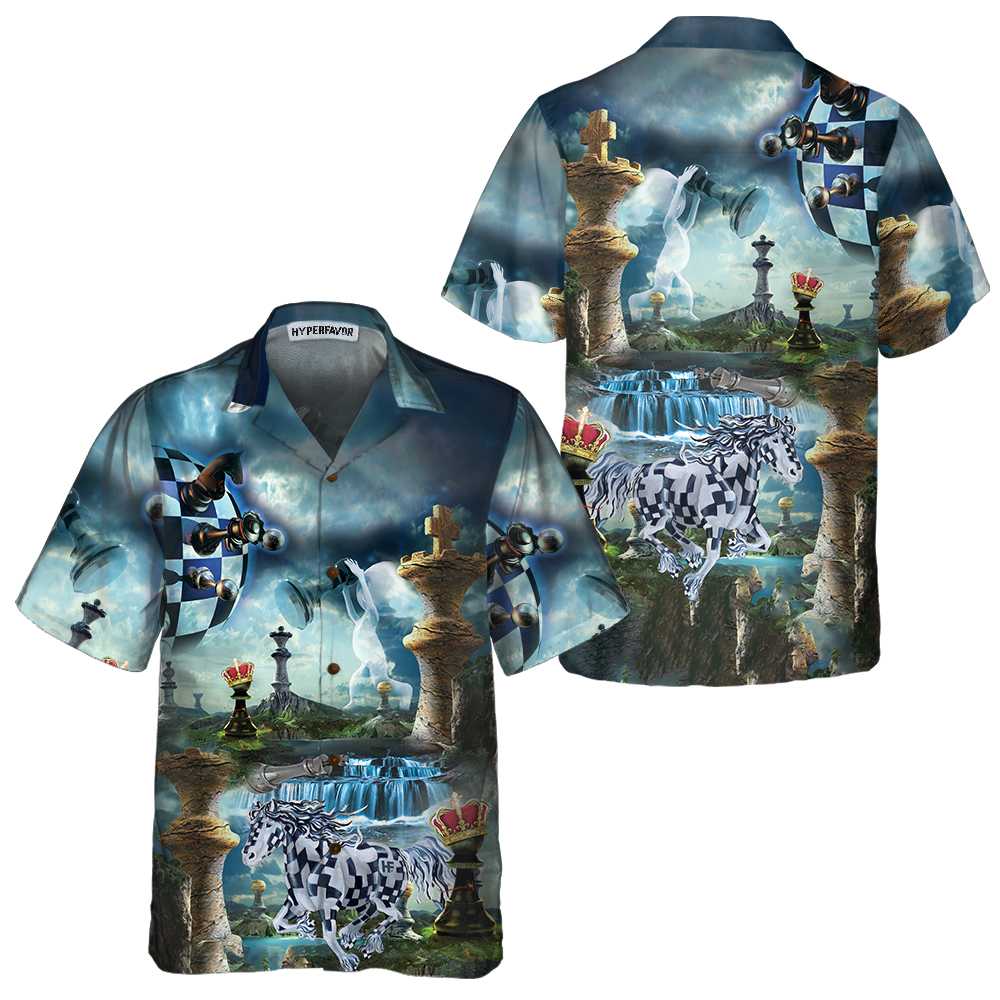 Chess Character Hawaiian Shirt, Unique Chess Shirt For Men & Women, Gift For Chess Player, Friend, Family