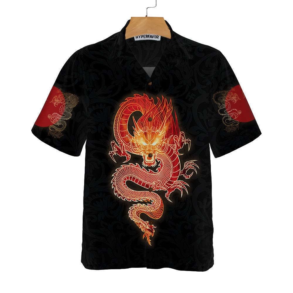 Chinese Dragon Hawaiian Shirt, Red Dragon Shirt For Men And Women, Best Gift For China Lover, Friend, Family