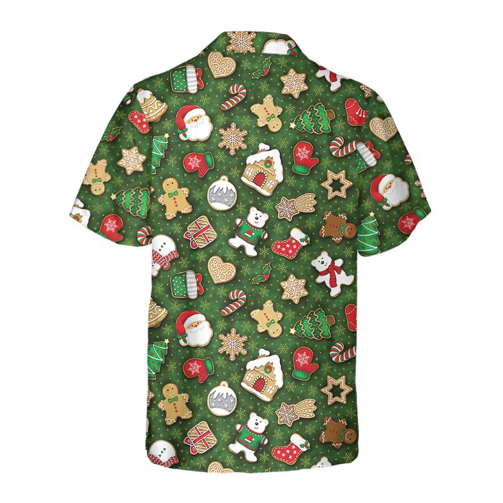 Christmas All Over Cookies Hawaiian Shirt, Funny Christmas Shirt, Best Gift For Christmas, Friend, Family