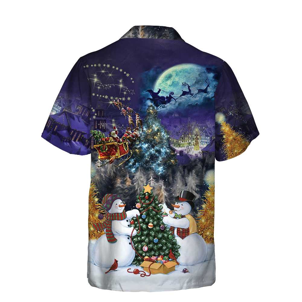 Christmas Night With Family Hawaiian Shirt, Funny Christmas Shirt, Best Xmas Gift Idea, Best Christmas Gift For lover, Friend, Family