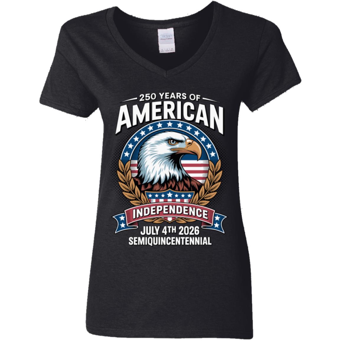 American 250 Years Independence Eagle - July 4th 2026 Dark Shirt LM32 895247