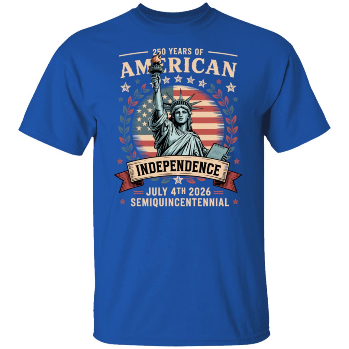 Statue of Liberty 250 Years Independence Day 2026 Dark Shirt LM32 895293
