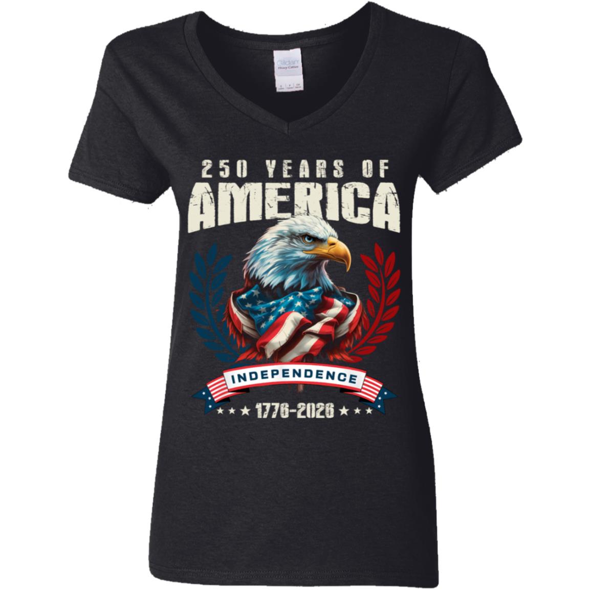 America 250 Years Eagle Independence Day Patriotic Dark Shirt LM32 895255