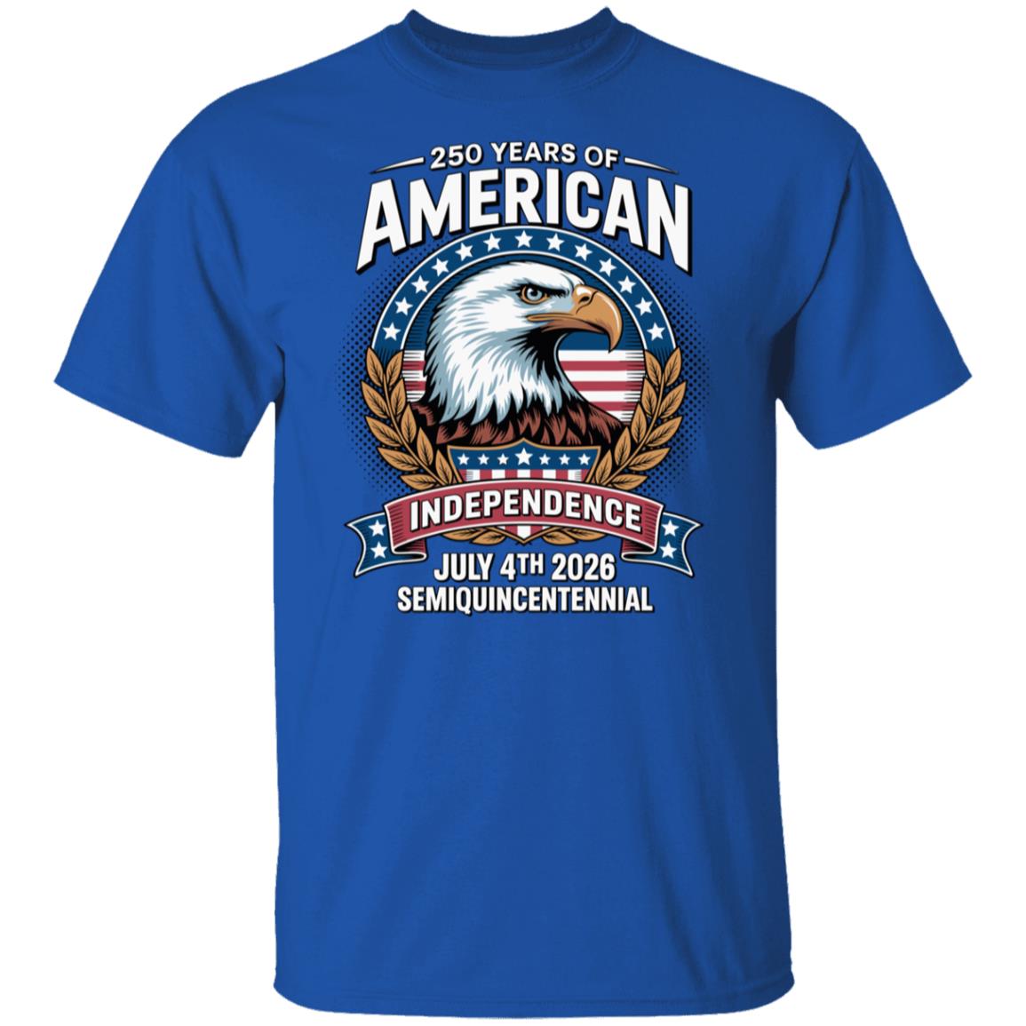 American 250 Years Independence Eagle - July 4th 2026 Dark Shirt LM32 895247
