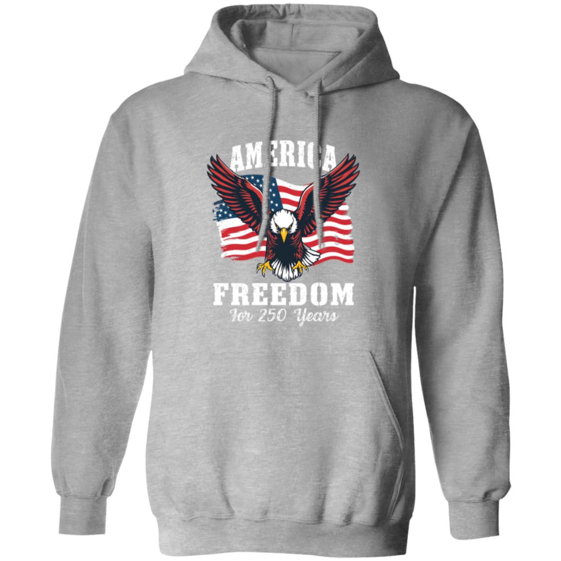 America 250 Years of Freedom Patriotic Eagle Flag Dark Shirt HA75 897136