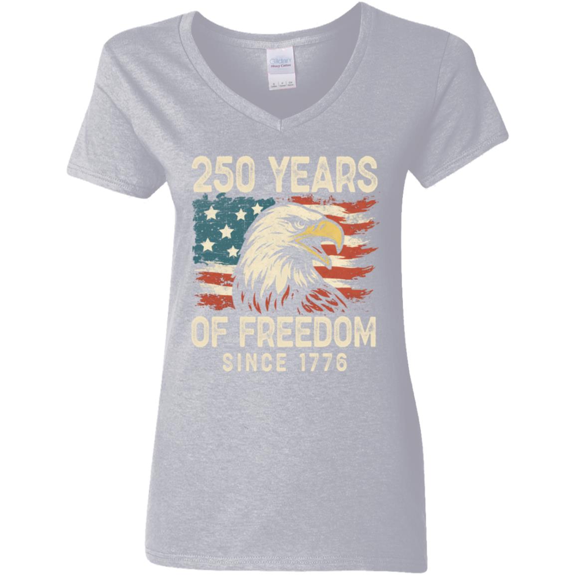 250 Years Of Freedom Since 1776 USA Bald Eagle America Flag Dark Shirt HA75 897366