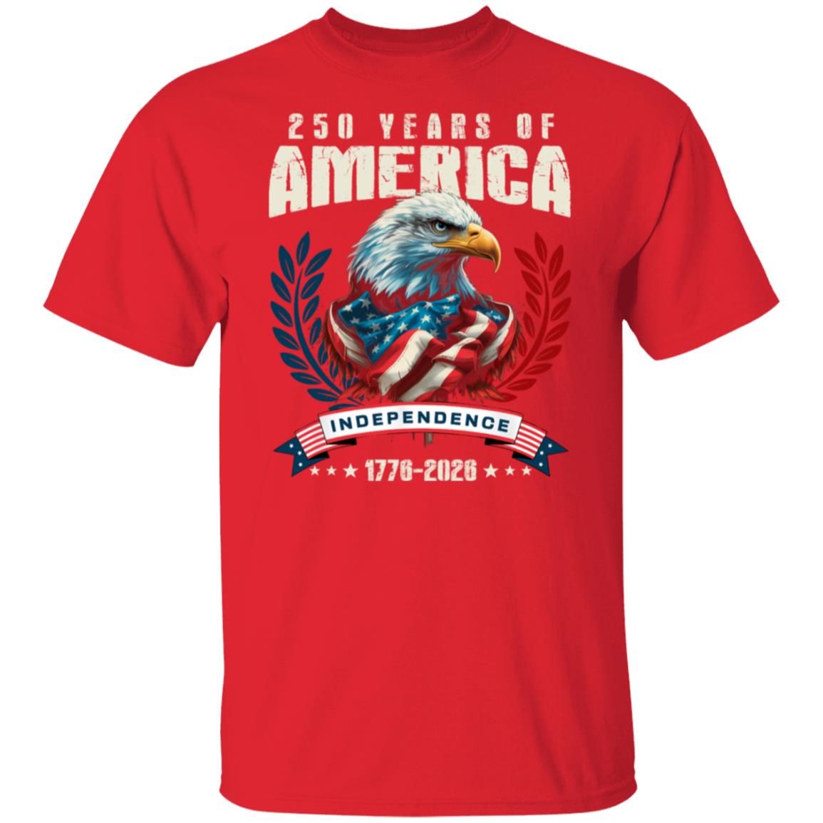 America 250 Years Eagle Independence Day Patriotic Dark Shirt LM32 895255