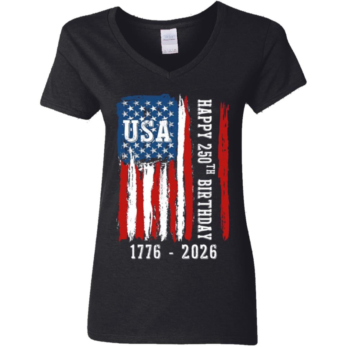 Happy 250th Birthday America Flag Bright Shirt LM32 895283