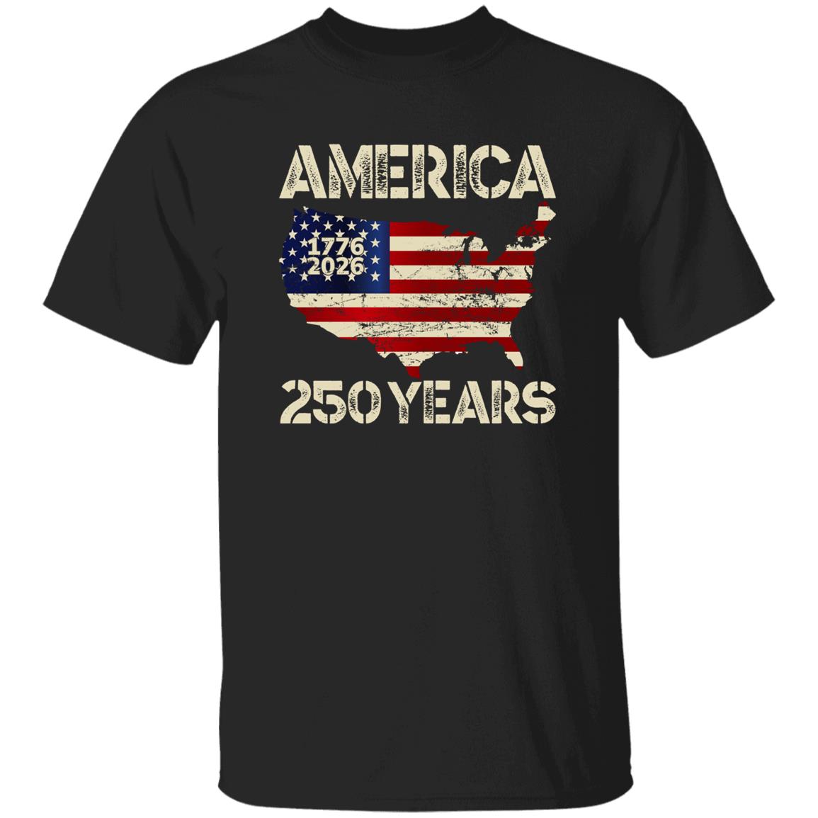 250 Years America Anniversary 250th Independence Day Dark Shirt HA75 897364
