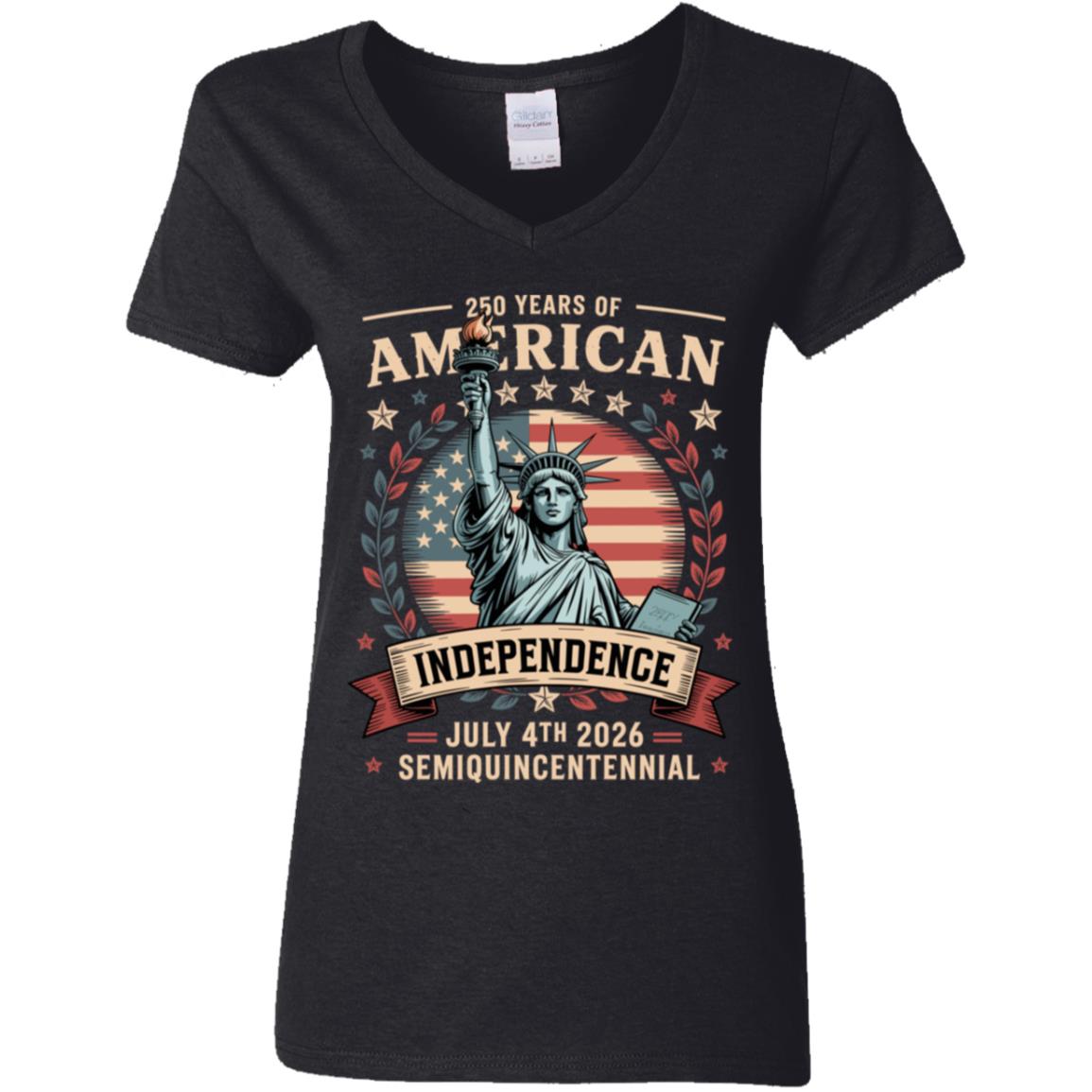 Statue of Liberty 250 Years Independence Day 2026 Dark Shirt LM32 895293