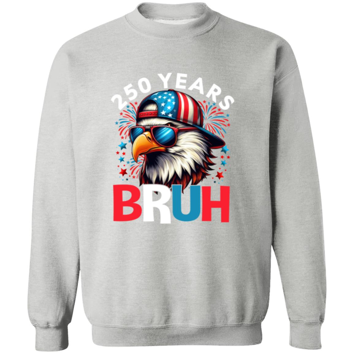 250 Years USA Bruh 250th Birthday 1776-2026 Eagle Flag Dark Shirt HA75 897318