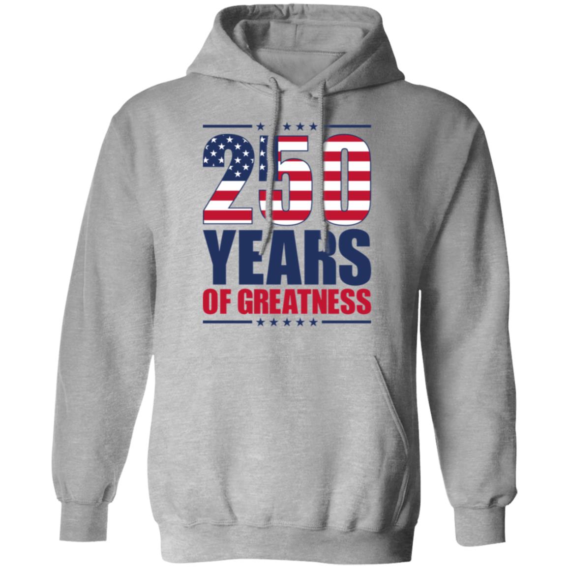 250 Years of Greatness USA Flag Patriotic 1776-2026 Anniversary Bright Shirt LM32 895227