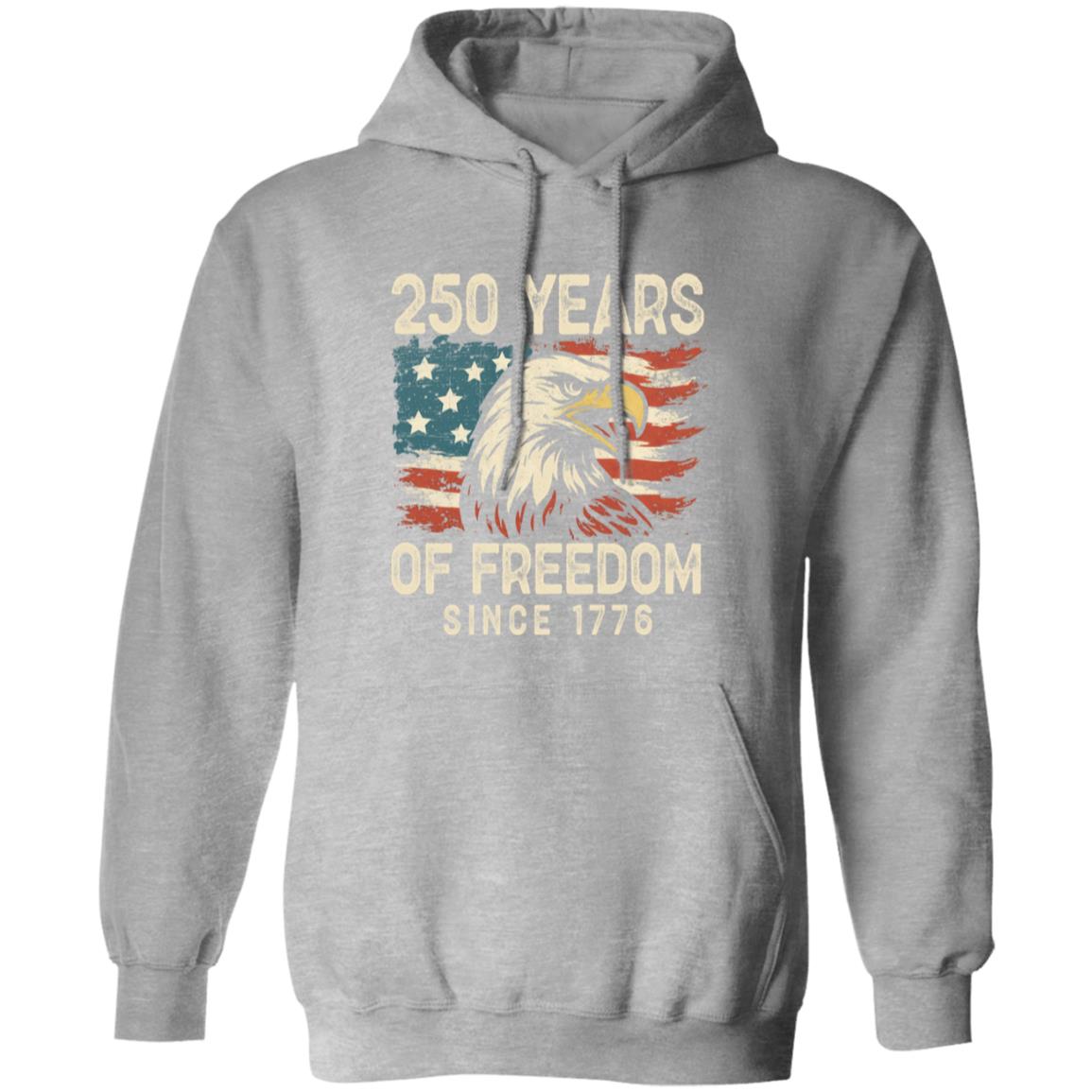 250 Years Of Freedom Since 1776 USA Bald Eagle America Flag Dark Shirt HA75 897366