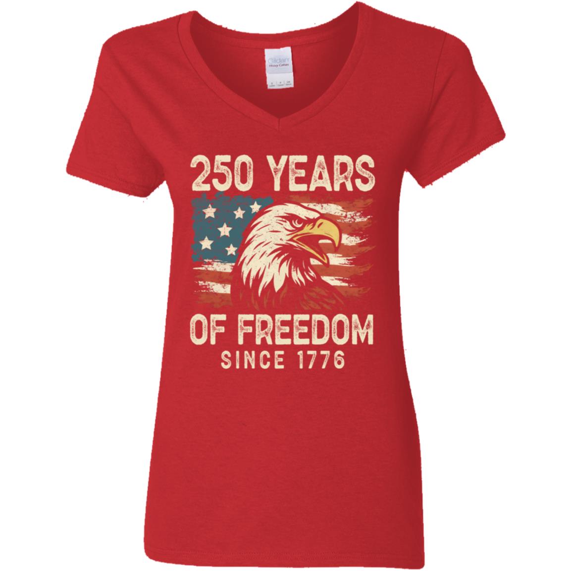 250 Years Of Freedom Since 1776 USA Bald Eagle America Flag Dark Shirt HA75 897366