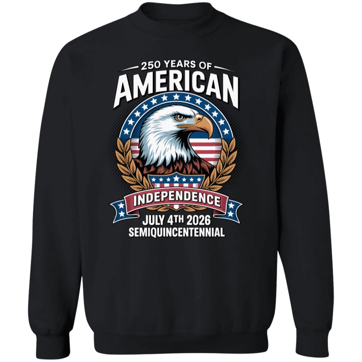 American 250 Years Independence Eagle - July 4th 2026 Dark Shirt LM32 895247
