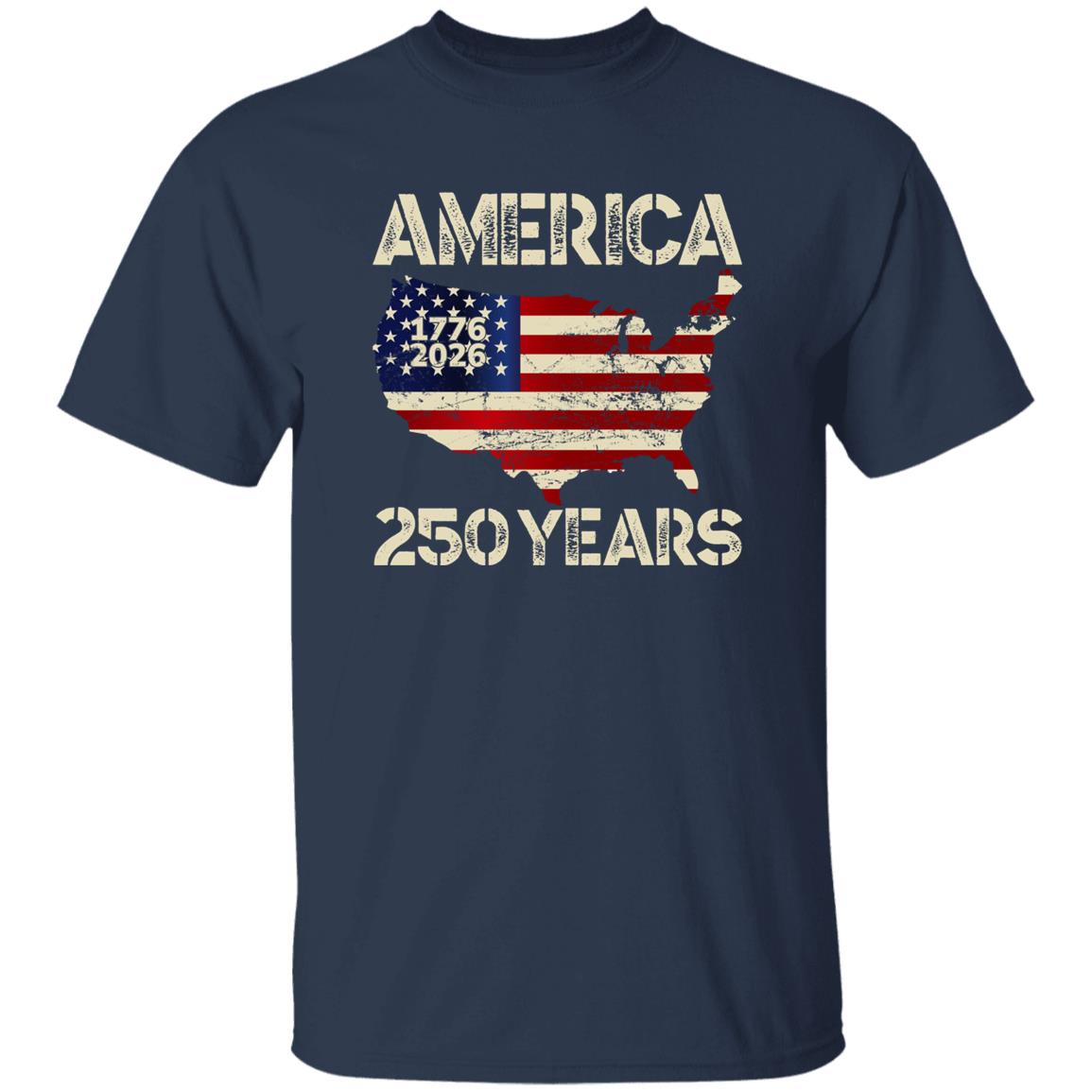 250 Years America Anniversary 250th Independence Day Dark Shirt HA75 897364