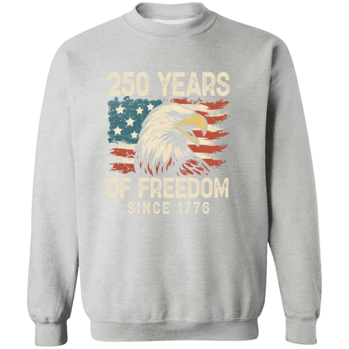 250 Years Of Freedom Since 1776 USA Bald Eagle America Flag Dark Shirt HA75 897366