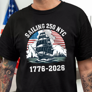 America 250th Anniversary 250 Years NYC USA Dark Shirt CH07 896694