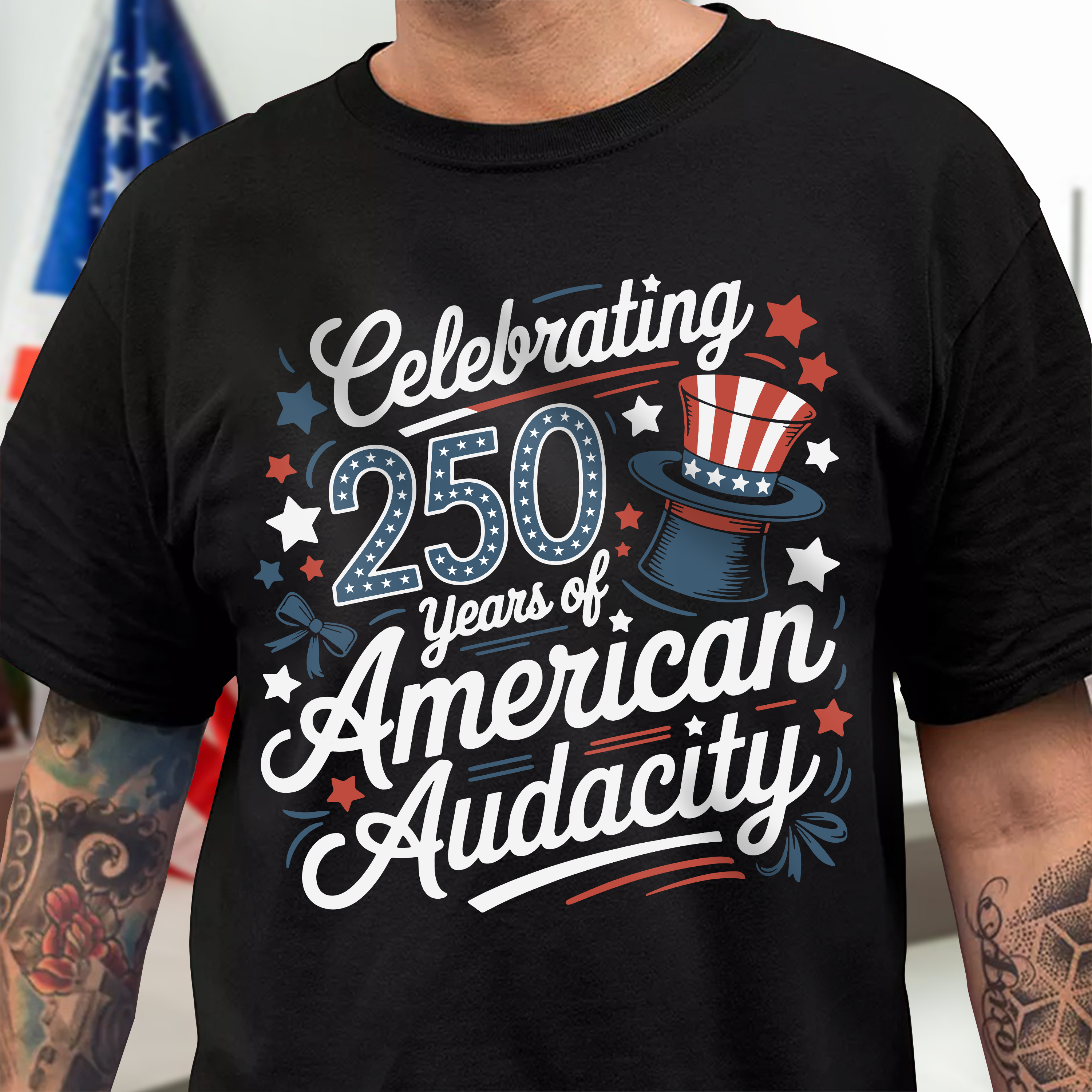 250 Years America 250th Anniversary USA 4th of July Dark Shirt HO82 894810