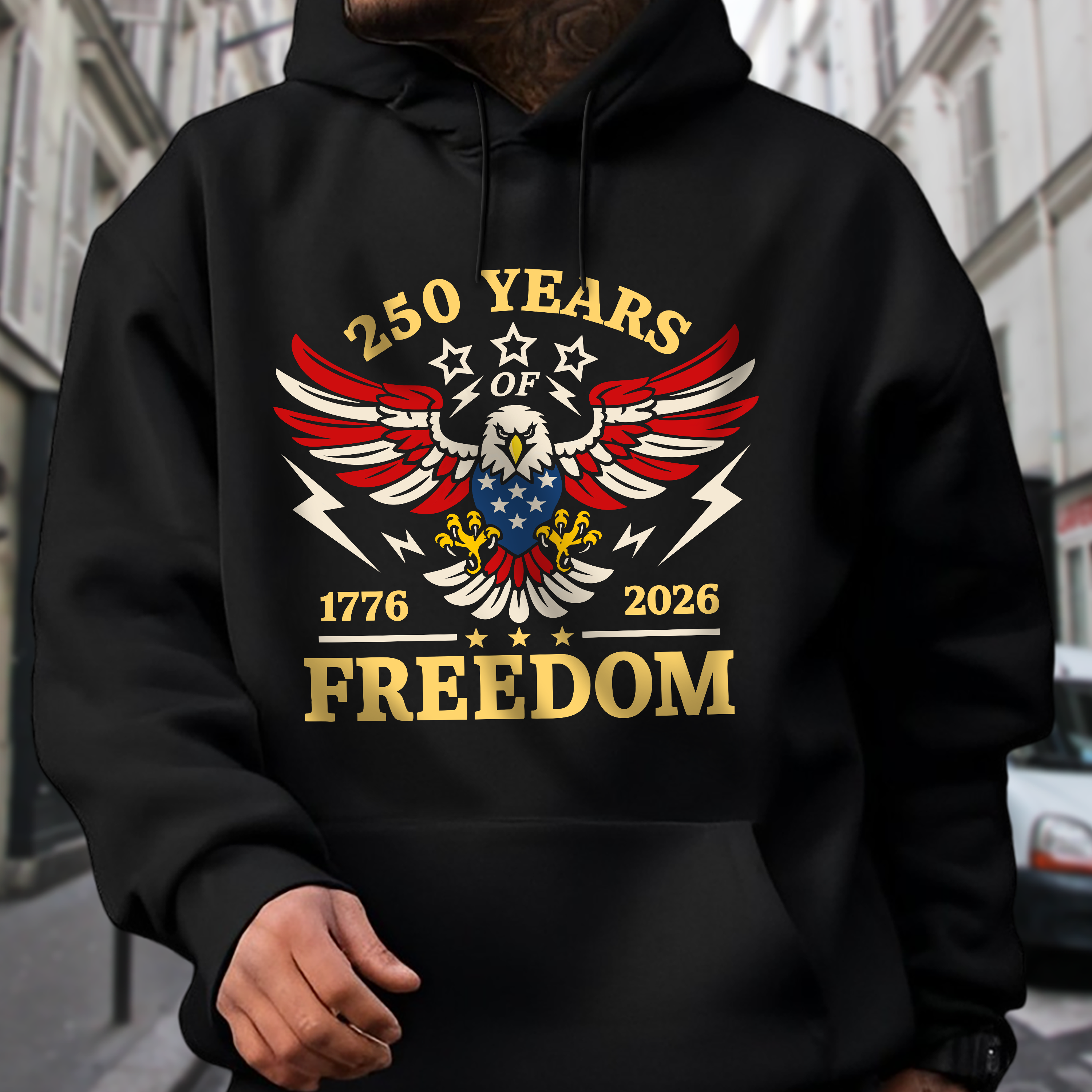 250 Years Of Freedom 1776  2026 USA 250th Anniversary Dark Shirt Gifts For Dad