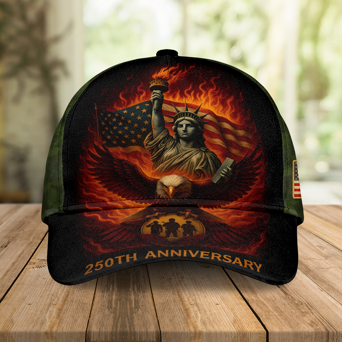 250th Anniversary Liberty Eagle Patriotic USA Classic Cap HO82 900112