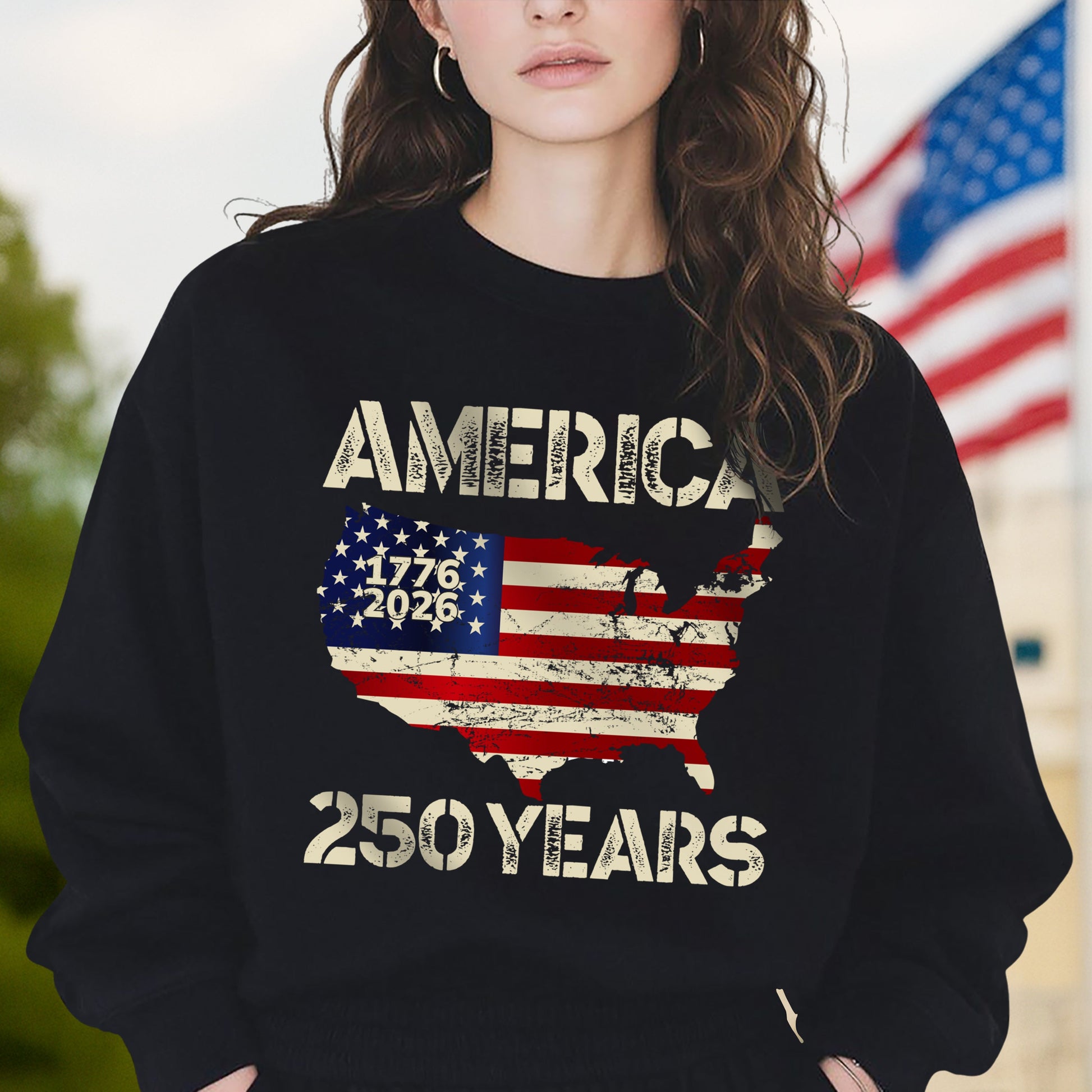 250 Years America Anniversary 250th Independence Day Dark Shirt HA75 897364