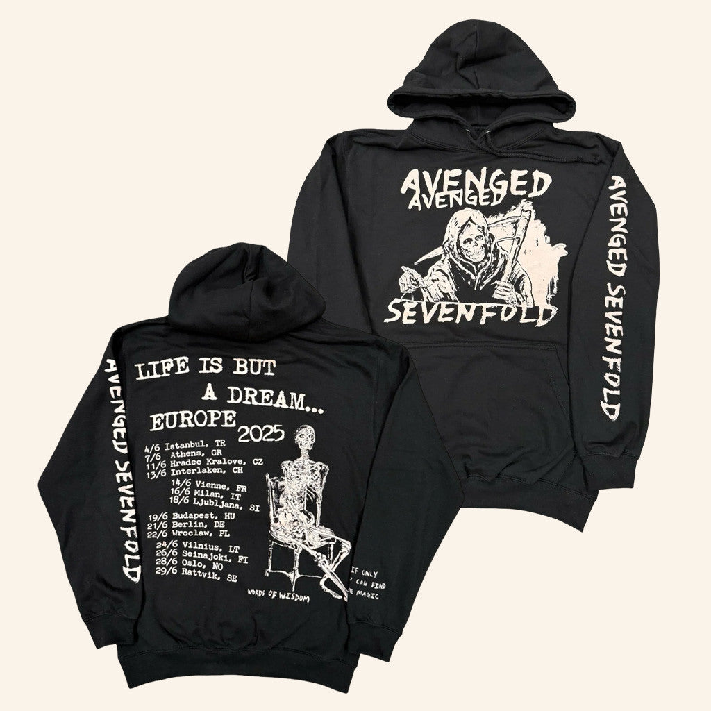 A7x World Merch Avenged Sevenfold Europe Tour Libad Hoodie Christmas Gifts For Him - Thriftgiftshop