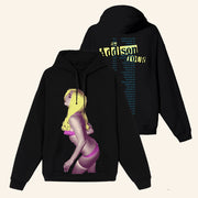 Addison Rae Merch Pop Art Black Hoodie The Addison Tour Hoodie Gifts For Music Fans - Thriftgiftshop