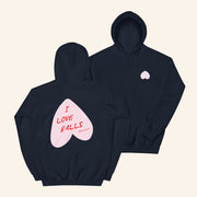 Aeshas Merch I Love Balls Heart Hoodie Christmas Gifts For Girlfriend - Thriftgiftshop