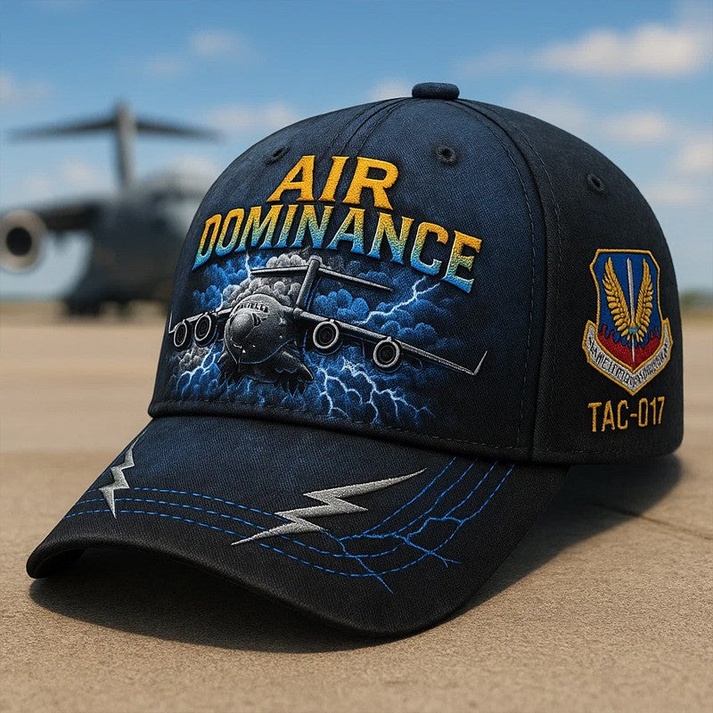Air Dominance Tactical 017 Hat Military Aircraft Proud Veteran Cap Presents For Men