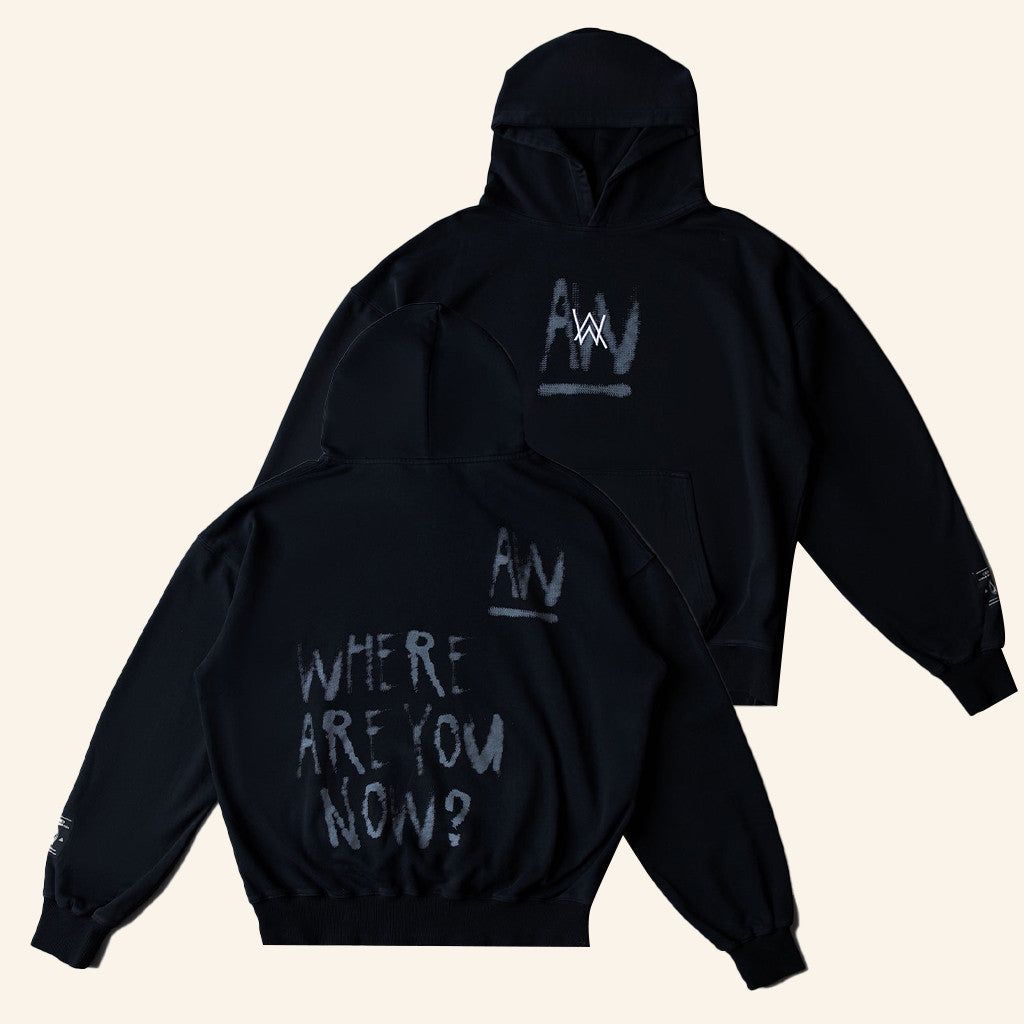 Alan Walker Merch Faded Graffiti Hoodie Where Are You Now Hooded Sweatshirt Gifts For DJ Lovers - Thriftgiftshop