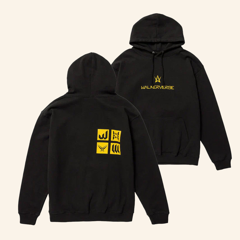 Alan Walker Merch Walkerverse 2 0 Black Hoodie Unique Gifts For Him - Thriftgiftshop