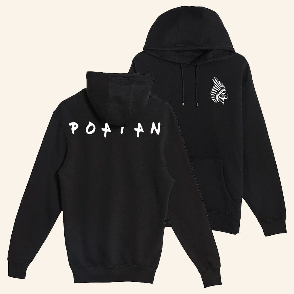 Alex Pereira Merch Poatan Logo Black Hoodie Top Christmas Gifts For Men - Thriftgiftshop