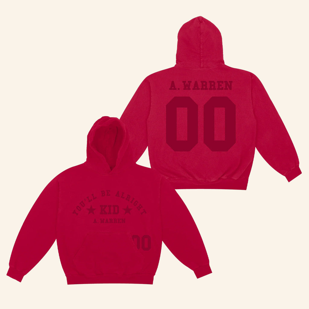 Alex Warren Merch You'll Be Alright Kid Hoodie Cool Gifts For Music Lovers - Thriftgiftshop