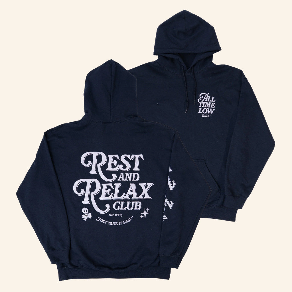 All Time Low Merch ATL Rest And Relax Club Hoodie Gifts For Rock Fans - Thriftgiftshop
