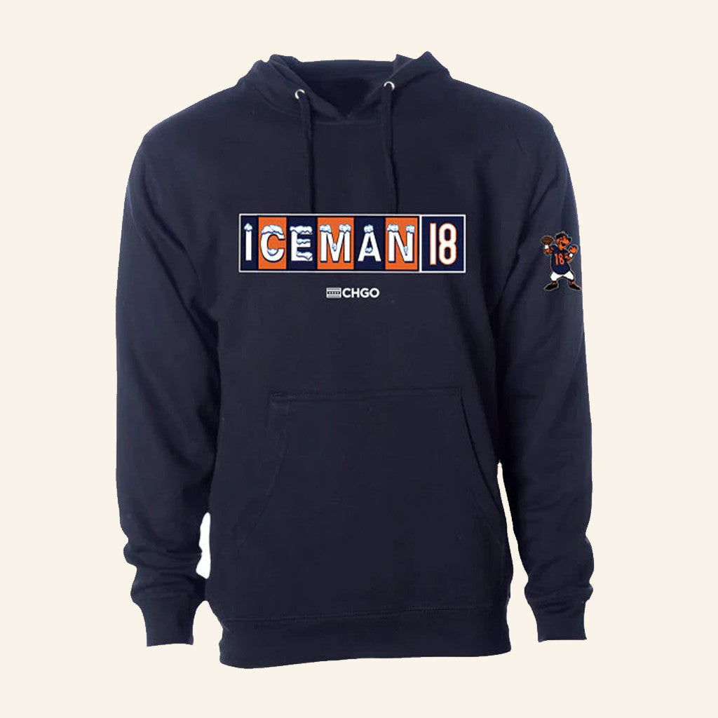 Allcity Network Merch CHGO Iceman18 Hoodie Chicago Football Merch Gifts For Friends - Thriftgiftshop